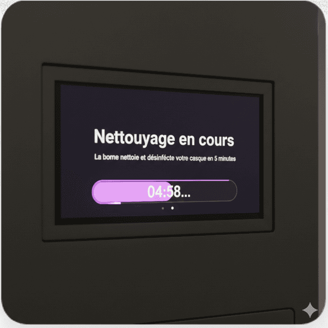 Nettoyage en cours